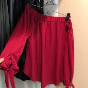 Off the shoulder top